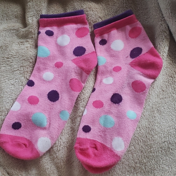 Accessories Polka Dot Pink Socks Poshmark